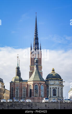 Riddarholmen Kirche in Stockholm Schweden Stockfoto