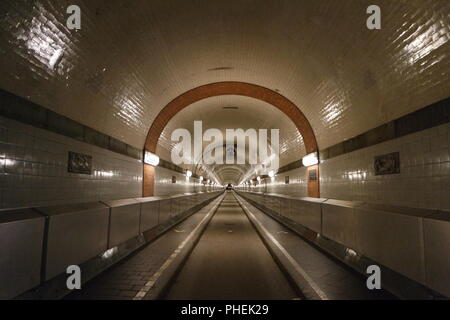 Der Alte Elbtunnel in Hamburg Stockfoto