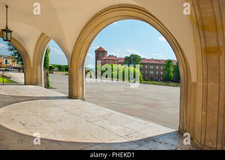 Wawel-Kathedrale in Krakau, Polen. Stockfoto