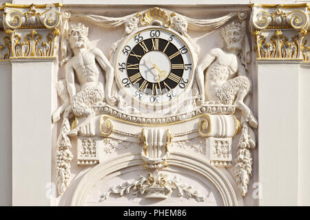 Historisches Rathaus, Bonn, Nordrhein-Westfalen, Deutschland, Europa wiederhergestellt Stockfoto