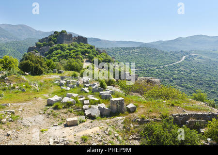 Nimrod Festung in Israel. Stockfoto