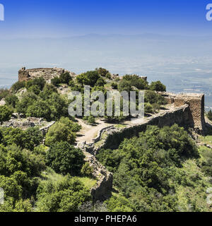 Nimrod Festung in Israel. Stockfoto