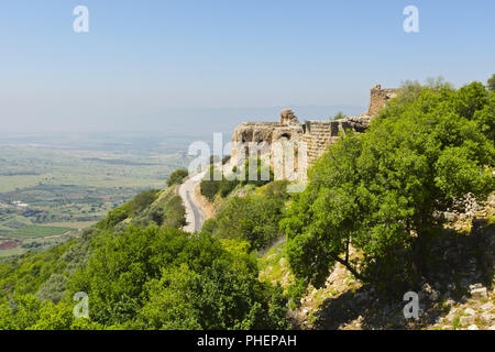 Nimrod Festung in Israel. Stockfoto