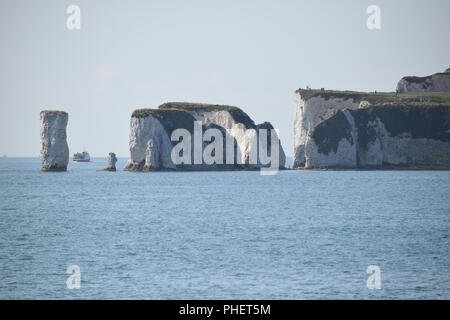 Old Harry Rocks Stockfoto