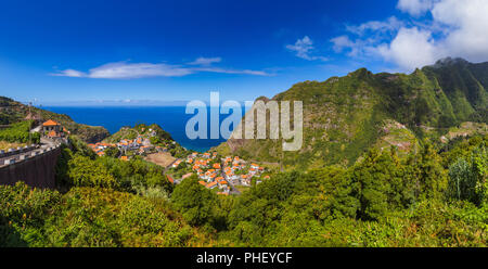 Dorf Boaventura in Madeira Portugal Stockfoto