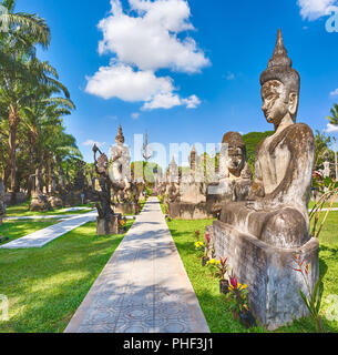Buddha Park, Vientiane, Laos Stockfoto
