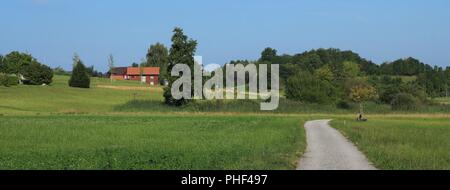 Szene in der Nähe von Wetzikon Zürich. Natur Hintergrund. Stockfoto