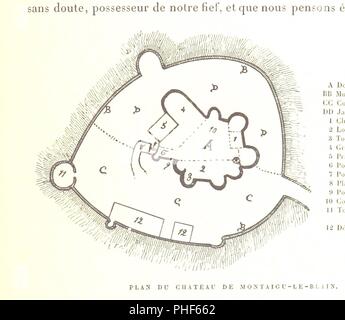 Bild von Seite 289 "Les Fiefs de Bourbonnais. La Palisse usw. (Moulins, Rive Droite de l'Allier.)". Stockfoto