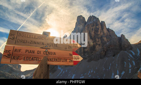 Herbst in den italienischen Alpen Stockfoto