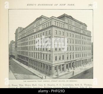 Bild von Seite 773 des "King's Handbook von New York City. Ein Überblick Geschichte und Beschreibung der amerikanischen Metropole. Mit. Abbildungen, etc. (Second Edition)". Stockfoto