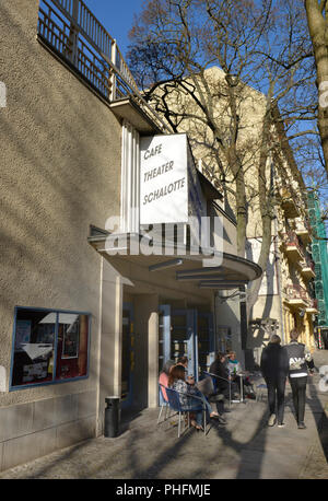 Cafe Theater Schalotte, Behaimstrasse, Charlottenburg, Berlin, Deutschland Stockfoto