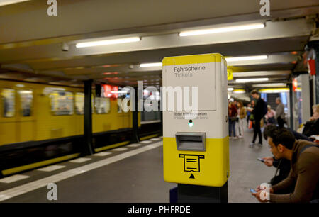 Bahnhof, Wittenbergplatz, Schöneberg, Berlin, Deutschland Stockfoto