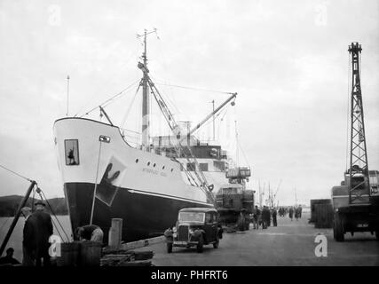 MV-Loch Seaforth, 40s/50s Stockfoto