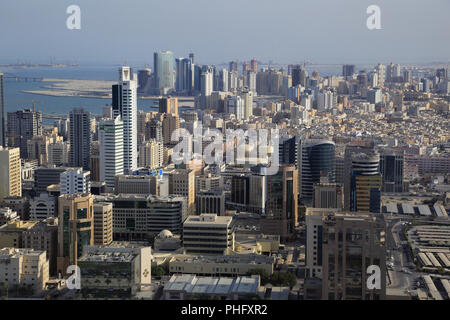 Bezirk Diplomatenviertel in Mamama, der Hauptstadt von Bahrain Stockfoto