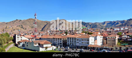 Zentrum der historischen Stadt Cusco Stockfoto