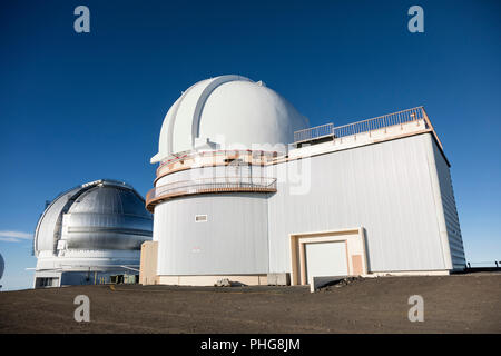 Mauna Kea der Universität Hawaii 2.2m Teleskop, Big Island, Hawaii: Stockfoto