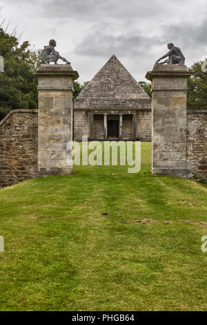 Mausoleum, Gosford House, East Lothian, Schottland, Großbritannien Stockfoto