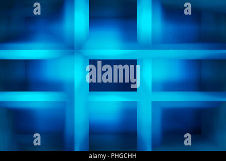 Blauer Lichtstrahl Hintergrund Stockfoto
