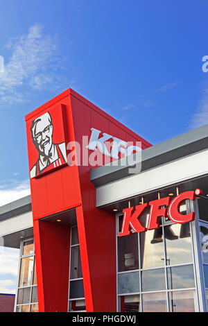 Kentucky Fried Chicken Restaurant, Shrewsbury Stockfoto