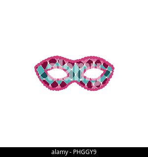 Karneval Maske isoliert Stock Vektor