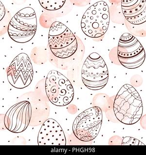 Ostern Eiern Hintergrund Stock Vektor
