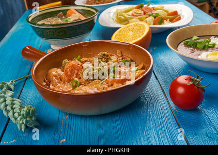 Äthiopische inspiriert Berbere Chicken Curry Stockfoto