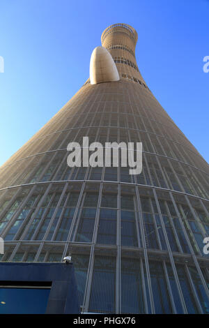 Aspire Tower in Doha, Katar Stockfoto