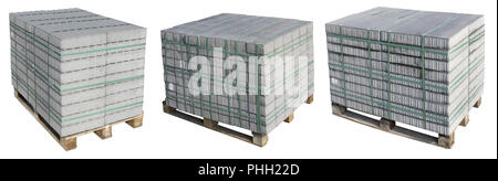 Beton Pflastersteine Stockfoto
