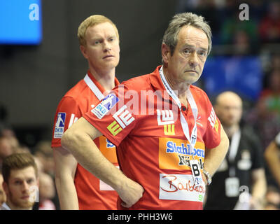 Trainer Dr. Rolf Brack (Men-Handball-Team Frisch Auf Göppingen) Stockfoto