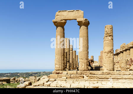 Valley of the Temples, Agrigento, Sizilien, Italien Stockfoto