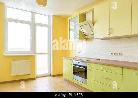 Küche Interieur in moderne Apartment Stockfoto