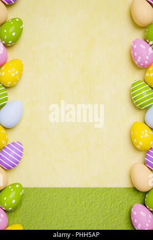 Eine schöne bunte Eier Ostern Hintergrund Stockfoto