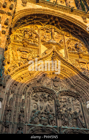 Neue Kathedrale oder Catedral Nueva in Salamanca, Spanien Stockfoto