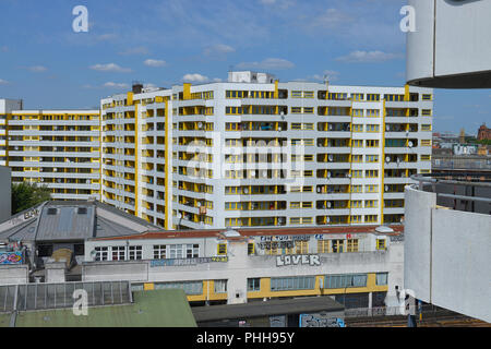 Kreuzberger Zentrum, Kottbusser Tor, Kreuzberg, Berlin, Deutschland Stockfoto