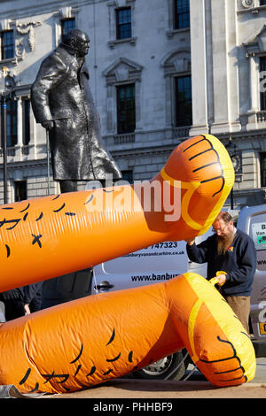 London, Großbritannien. 1. September 2018. Ein Ballon protestieren gegen Londoner Bürgermeister Sadiq Khan. Credit: Kevin Frost-/Alamy leben Nachrichten Stockfoto