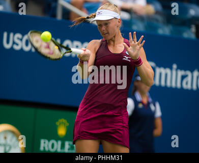 Flushings Wiese, NY, USA. September 1, 2018 - Kiki Bertens der Niederlande in Aktion während ihrer dritten Runde bei den US Open 2018 Grand Slam Tennis Turnier. New York, USA. 01. September 2018. Quelle: AFP 7/ZUMA Draht/Alamy leben Nachrichten Stockfoto