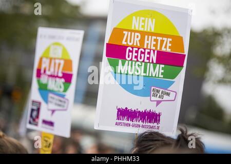 Chemnitz, Sachsen, Deutschland. 1. Sep 2018. XXXX Credit: Jannis Grosse/ZUMA Draht/Alamy leben Nachrichten Stockfoto