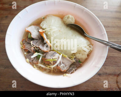 Asiatische Nudelsuppe Stockfoto