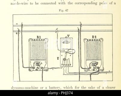 Bild von Seite 114 der 'Eine vollständige Abhandlung über die Elektro-Abscheidung von Metallen... Aus dem Deutschen übersetzt von Dr. G. Langbein ... mit Ergänzungen durch William T. Brannt... Illustriert, etc'. Stockfoto