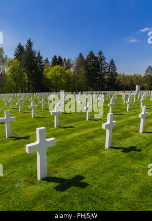 American Memorial Cemetery des Zweiten Weltkrieges in Luxemburg Stockfoto