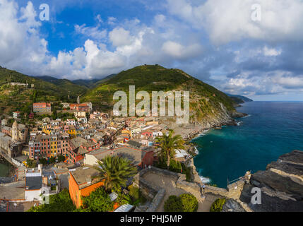 Vernazza, Cinque Terre - Italien Stockfoto