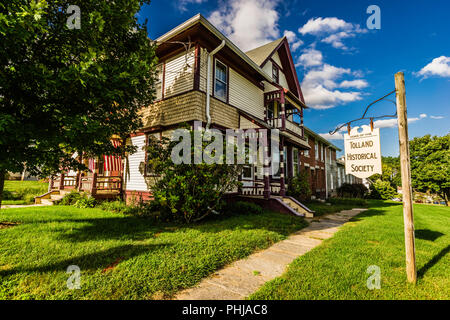 Alte Tolland County Gefängnis und Museum Tolland, Connecticut, USA Stockfoto