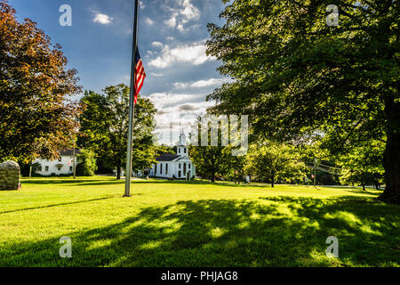 Willington gemeinsamen historischen Bezirk Willington, Connecticut, USA Stockfoto