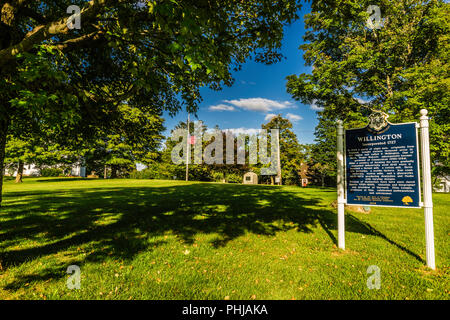 Willington gemeinsamen historischen Bezirk Willington, Connecticut, USA Stockfoto