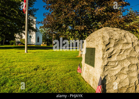 Willington gemeinsamen historischen Bezirk Willington, Connecticut, USA Stockfoto