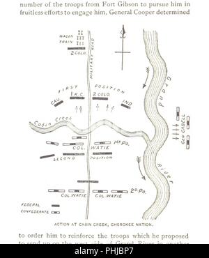 Bild von Seite 120 "Der Bürgerkrieg an der Grenze. Eine Erzählung von Operationen in Missouri, Kansas, Arkansas und die indische Hoheitsgebiet während der Jahre 1861-62 (1863-65), auf den offiziellen Berichten... Zweite Ausgabe, r0045. Stockfoto