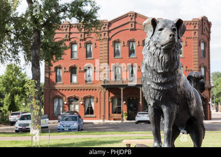 Grand Union Hotel ist ein historisches Wahrzeichen in Fort Benton, Montana, USA Stockfoto