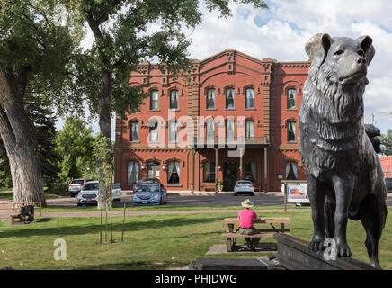 Grand Union Hotel ist ein historisches Wahrzeichen in Fort Benton, Montana, USA Stockfoto