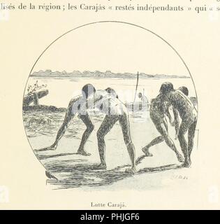 Bild von Seite 197 "Voyage au Tocantins-Araguaya, 31. Dezember 1896-23 Mai 1897. Ouvrage illustré de 87 Vignetten et d'une Carte des rivières" Tocantins-Araguaya.' ". Stockfoto