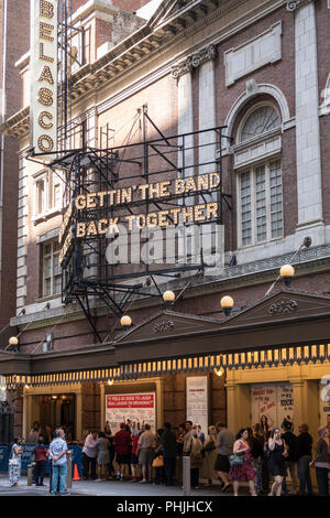 "Gettin' die Band wieder zusammen", Belasco Theatre, NEW YORK CITY, USA Stockfoto